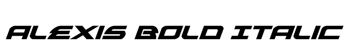 Alexis Bold Italic