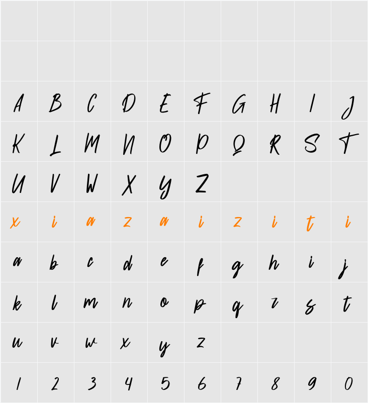 Sallith 字符映射表