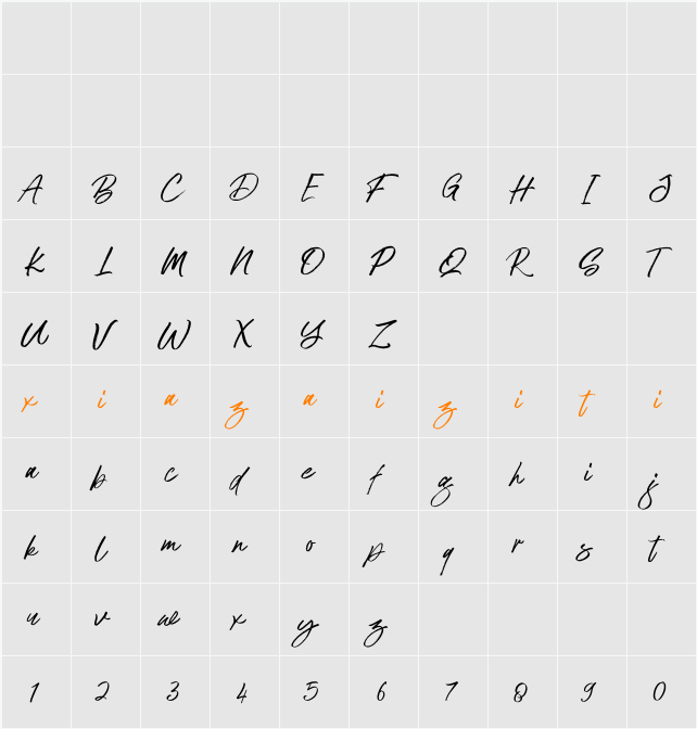 Antreg Slapoy 字符映射表