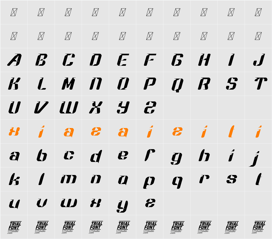 ARCADES RIVALRIES DEMO 字符映射表