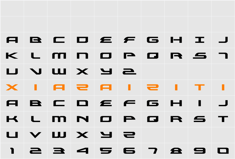 Alexis Expanded 字符映射表