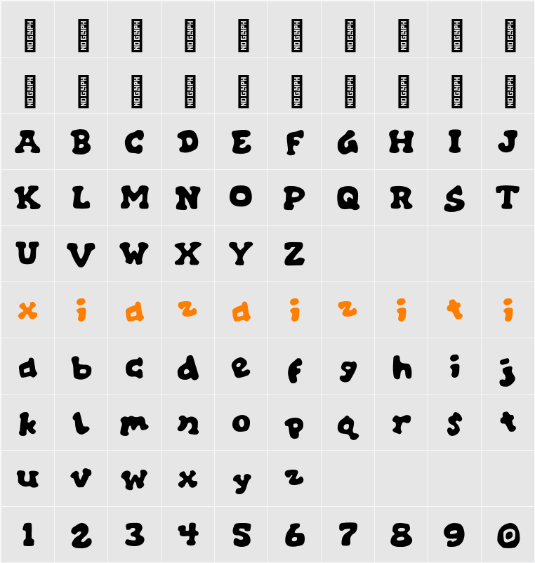 Alphabit Soup 字符映射表