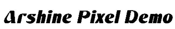 Arshine Pixel Demo