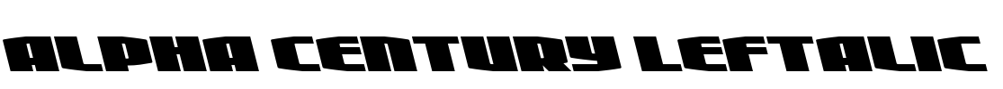 Alpha Century Leftalic