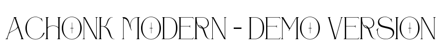 Achonk Modern - Demo Version