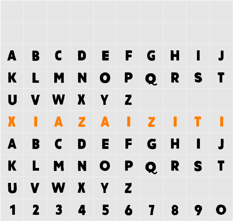 Amateur Naked 字符映射表