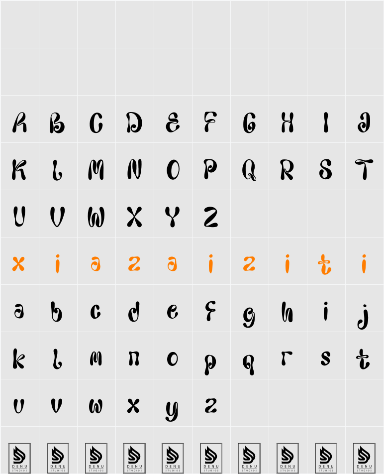 Analog Morpich 字符映射表