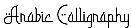 Arabic Calligraphy
