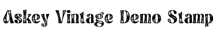 Askey Vintage Demo Stamp