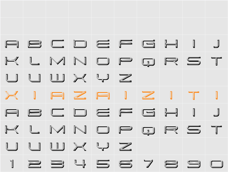 Alice 字符映射表