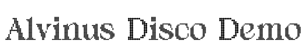 Alvinus Disco Demo