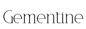 Gementine 字体预览图