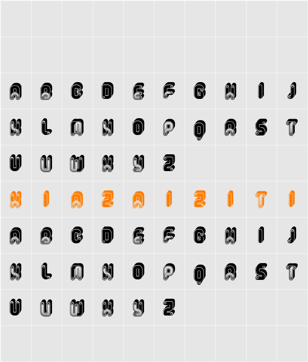 Allora 字符映射表