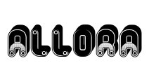 Allora 字体预览图