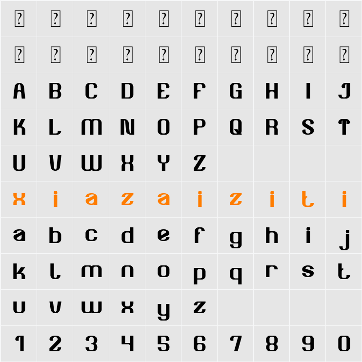 Age of Awakening 字符映射表