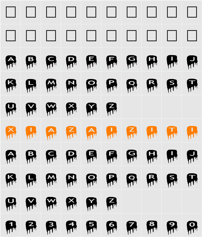 AlphaShapes meltdowns reverse 字符映射表