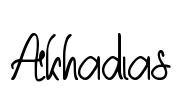 Akhadias 字体预览图