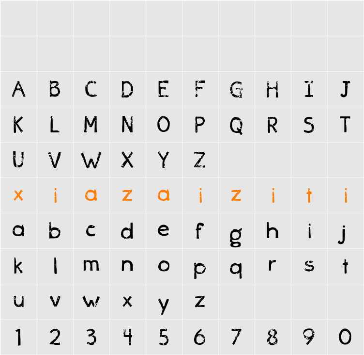 albatross 字符映射表