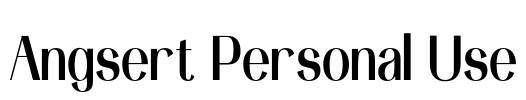 Angsert Personal Use