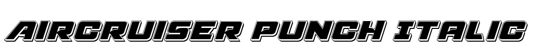 Aircruiser Punch Italic