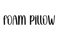 Foam Pillow