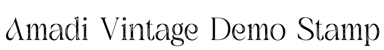Amadi Vintage Demo Stamp