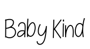 Baby Kind 字体预览图