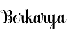 Berkarya 字体预览图