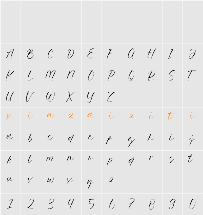 Baked Toast 字符映射表