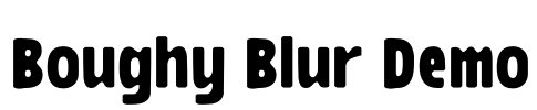 Boughy Blur Demo