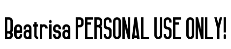 Beatrisa PERSONAL USE ONLY!