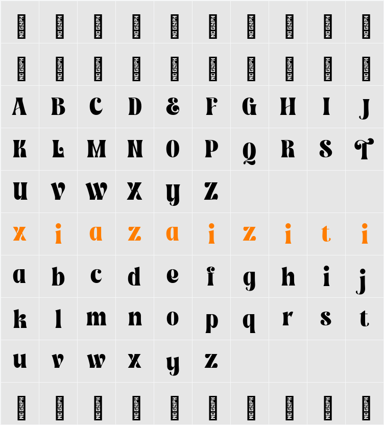 Aviken 字符映射表