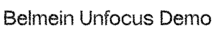 Belmein Unfocus Demo