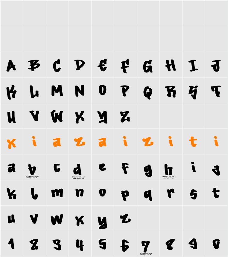 Blustreet 字符映射表