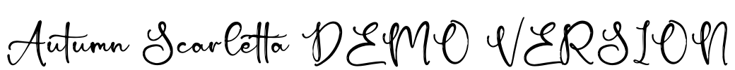Autumn Scarletta DEMO VERSION