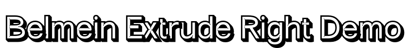 Belmein Extrude Right Demo