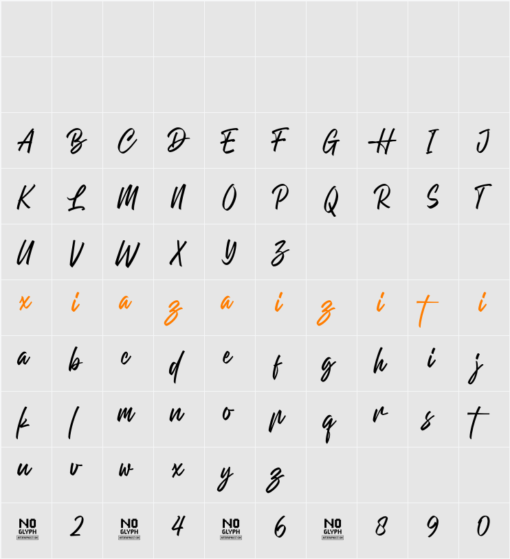 Blackson 字符映射表