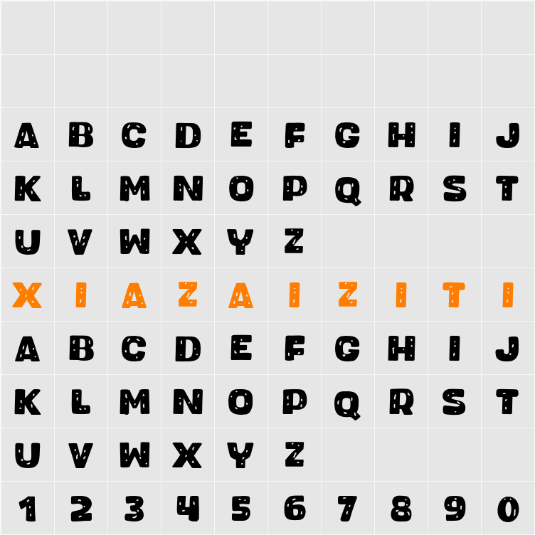 Bigfans 字符映射表