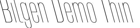 Bilgen Demo Thin