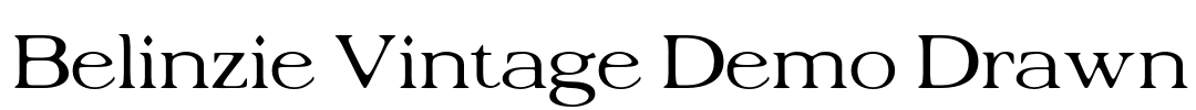 Belinzie Vintage Demo Drawn