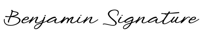 Benjamin Signature