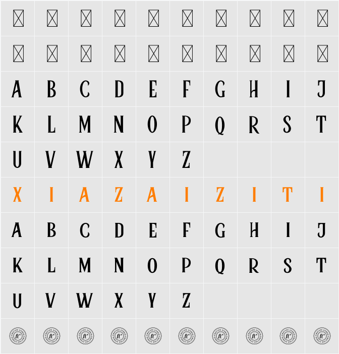 Bidon 字符映射表