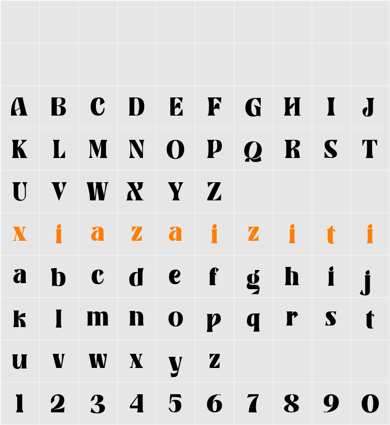 BANNER 字符映射表