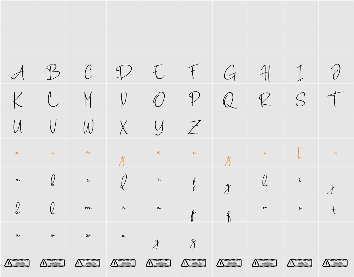 Bright Memory PERSONAL USE ONLY 字符映射表
