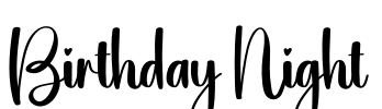 Birthday Night