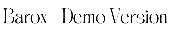 Barox - Demo Version