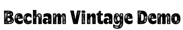 Becham Vintage Demo