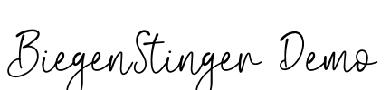 BiegenStinger Demo