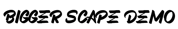 BIGGER SCAPE Demo