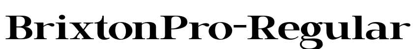 BrixtonPro-Regular